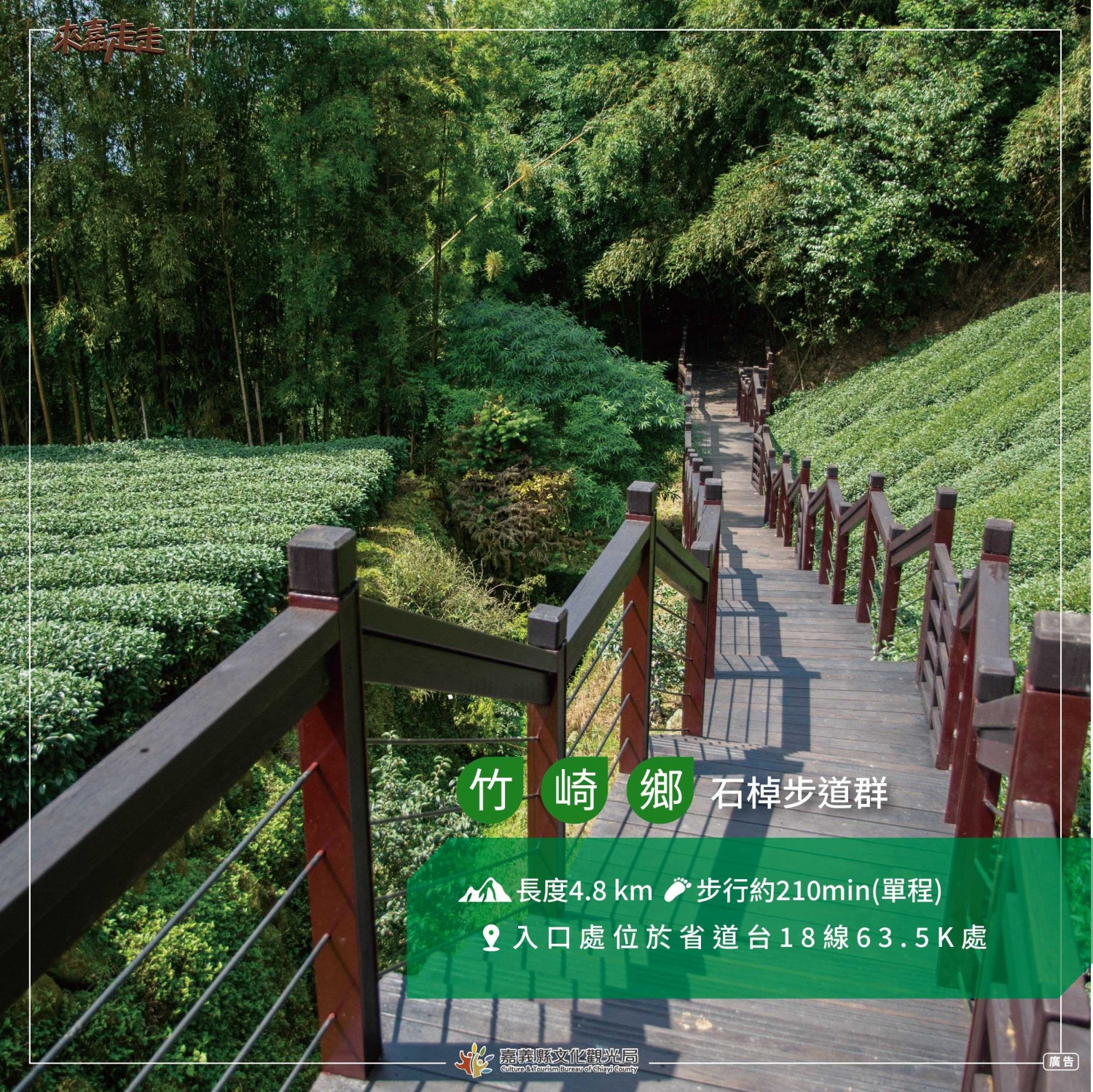 竹崎鄉精選4條親子步道 引領家庭走進山林